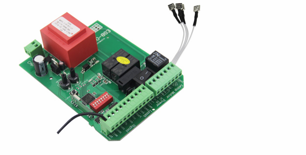 sliding opener control board